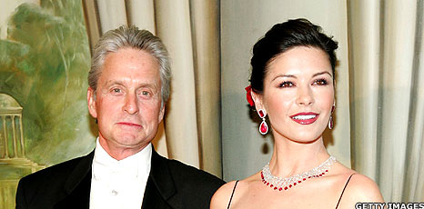 Michael Douglas and Catherine Zeta Jones (File pic: 2005)