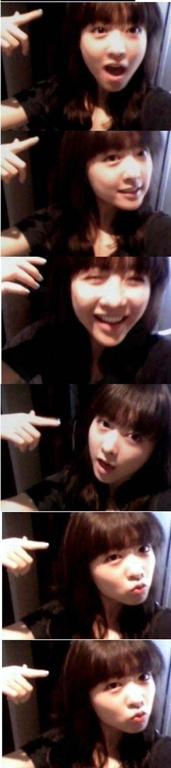 박보영 '저 깜찍한가요?' 각양각색 표정 셀카
