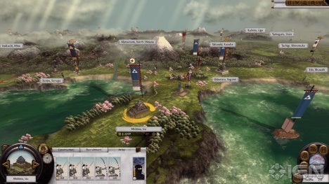 You can only see the areas you've revealed on the campaign map.