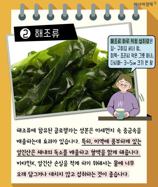미세먼지 심한 날, 먹으면 좋은 음식