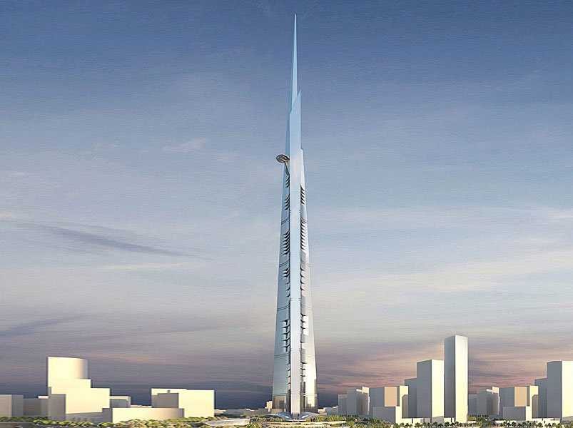Saudi Arabia is building the world's tallest building, which will be 1 kilometer tall (aka taller than 492 Lebron James's standing on top of each other.)