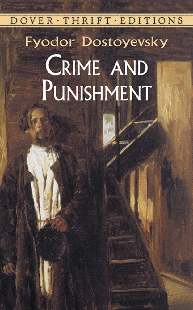 'Crime and Punishment' by Fyodor Dostoyevsky
