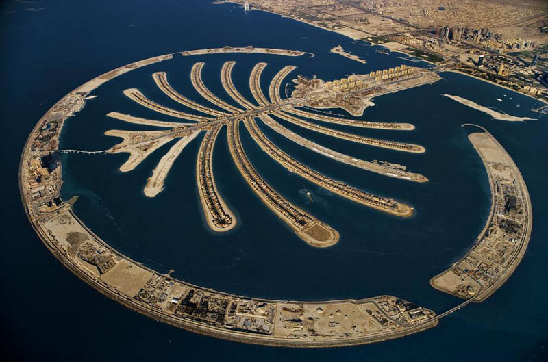 Palm Jumeirah artificial island, Dubai, United Arab Emirates