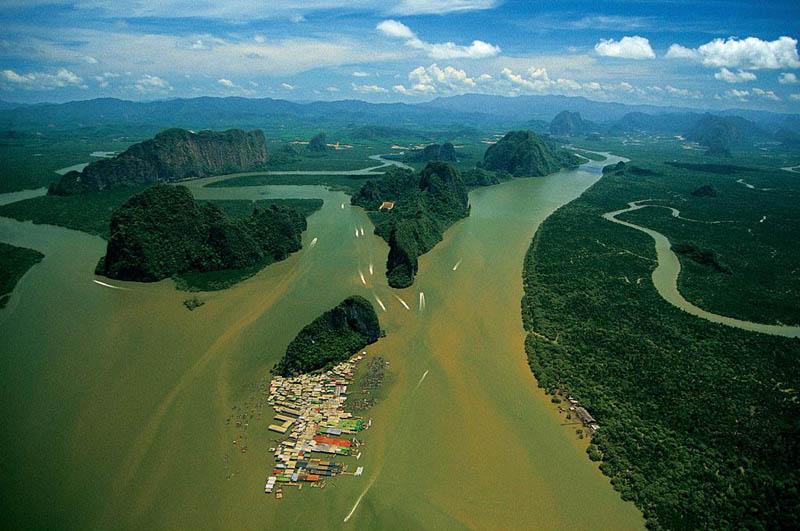 Village of Koh Panyi, Phang Nga Bay, Thailand