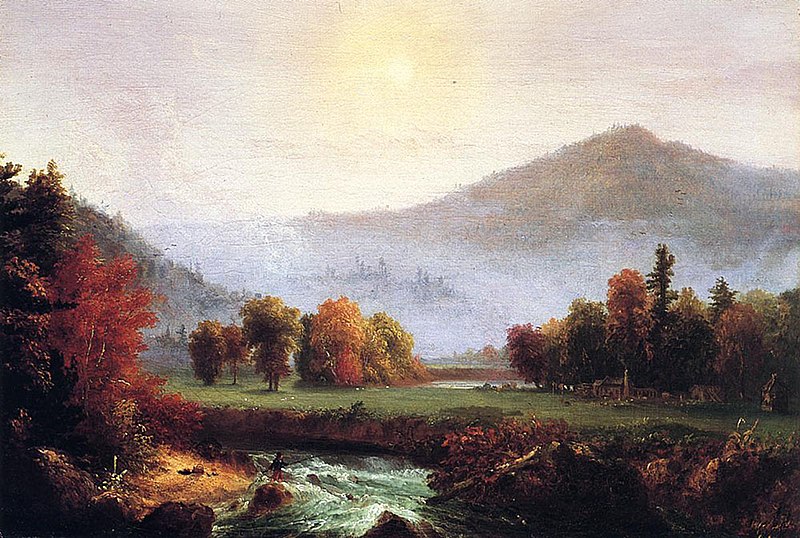 Image:Cole Thomas Morning Mist Rising Plymouth New Hampshire (A View in the United States of American in Autunm 1830.jpg