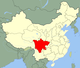 쓰촨 성 지도