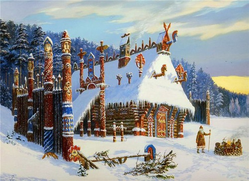 Vedic Rus in painting by Russian artist Vsevolod Ivanov
