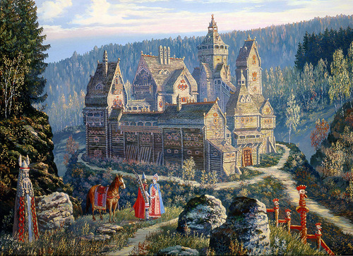 Vedic Rus in painting by Russian artist Vsevolod Ivanov