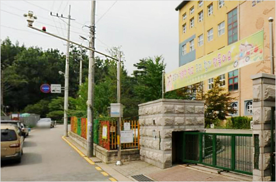 고리울초등학교 앞 CCTV