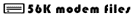 56K modem files