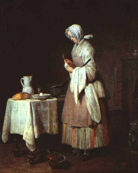 Attentive Nurse - Jean Baptiste Simeon Chardin