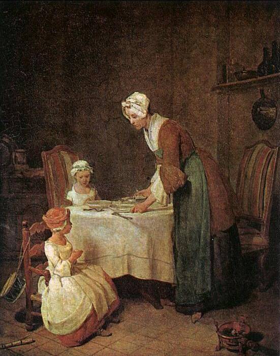 Grace before the Meal - Jean-Baptiste-Simeon Chardin