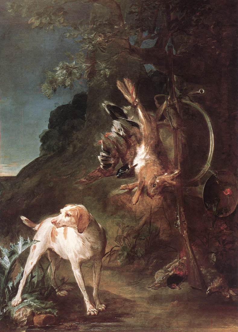 Hunting Dog - Jean Baptiste Simeon Chardin