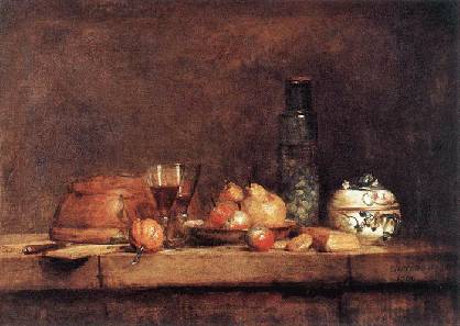Jar of Olives - Jean-Baptiste-Simeon Chardin