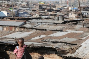 Tiny and scared in Matare slum