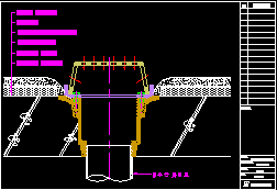 KCD-2100 수직형 루프드레인(ROOF DRAIN)강관용 방수층고정기능, 나사식 배관연결형 설치 상세도