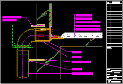 KCD-2200 수직형 루프드레인(ROOF DRAIN)일반형 설치 상세도
