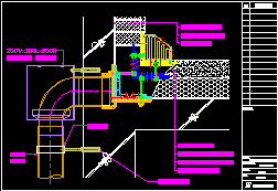 KCD-2370 수직형 루프드레인(ROOF DRAIN)강관용 방수층고정 및 마감높이조절기능, 나사식 배관연결형 설치 상세도