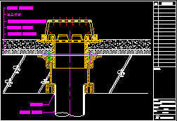 KCD-2450 수직형 다중식 루프드레인(ROOF DRAIN)방수층고정 및 마감높이조절용 용접식 배관연결형 설치 상세도