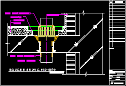 KCD-2810 발코니드레인(BALCONY DRAIN)선홈통용 스텐관용 삽입식 배관 연결형 설치 상세도