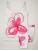 Graphic flower sleep set