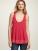 Sleeveless contrast-hem sweater