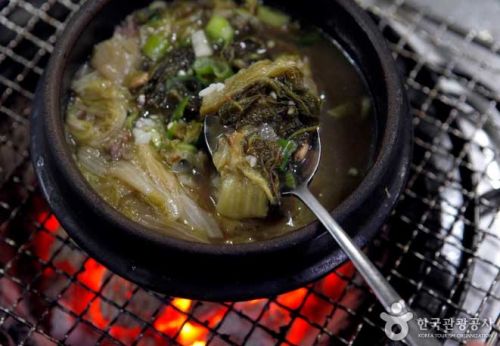 느끼함을 날려주는 시래기된장찌개