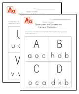 uppercase lowercase worksheets