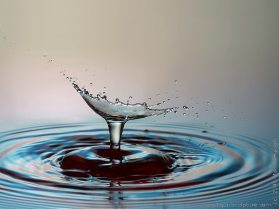 Liquid Sculpture - Fine art photography of drops and splashes, (c) 2009 Martin Waugh