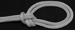 Finished Bowline on a Bight