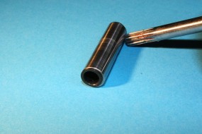 Eccentric Bearing Bored Out and Fitted With Acetal Inserts