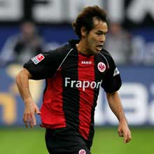 Naohiro Takahara is yet to convince all Eintracht fans of his ability