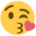 키스하는 표정 😘