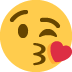 키스하는 표정 😘