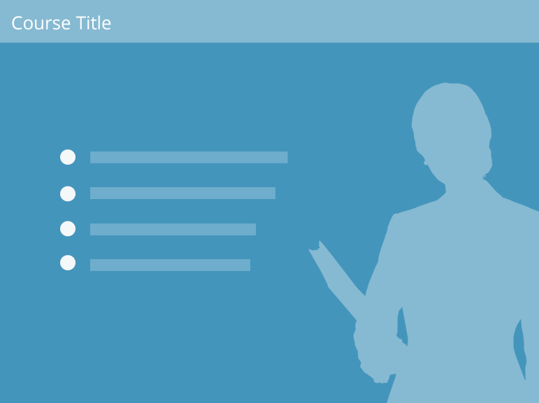 E-learning course objectives
