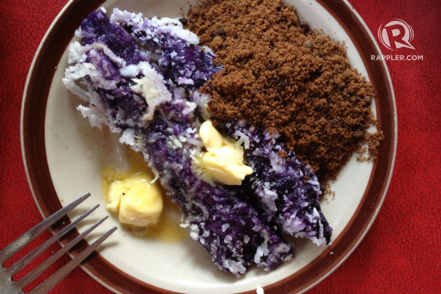 LIKE CHRISTMAS EVERYDAY. Solibao’s rich puto bumbong lets you enjoy Pinoy Christmas everyday. Photo by Nikka Corsino