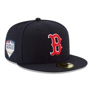 Men's Boston Red Sox New Era Navy Home 2018 World Series Bound Side Patch 59FIFTY Fitted Hat