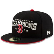 Men's Boston Red Sox New Era Black 2018 World Series Champions 59FIFTY Fitted Hat