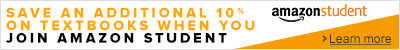 Save An Additional 10% on Textbooks When you Join Amazon Student