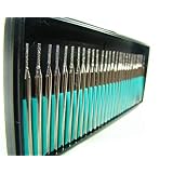 30 Pack 1mm Diamond Drill Bit Jewelry Beach Sea Glass Shells Gemstones Lapidary 30pcs. 1/24 Inch Necklaces Earrings, Pendants, Bracelets, Beach, Tiles, Marble, Rocks, Ceramic, Porcelain, Case Coated Drills Burrs