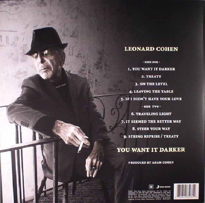 Leonard Cohen - You Want It Darker 이미지 검색결과"