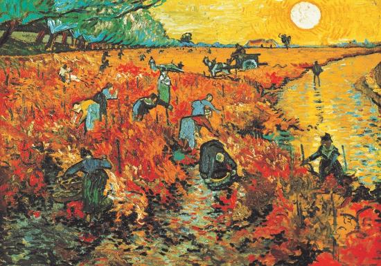 Image result for the red vineyard van gogh