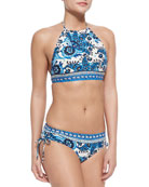 Padua Paisley-Print Bra Top & Bottom Padua Paisley-Print Bra Top & Bottom