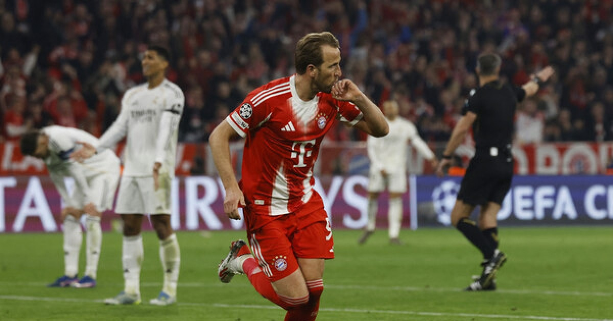 '김민재 결장' 난타전 속 멍청한 퇴장, B.뮌헨이 레알 잡고 챔스 4강 'PSG와 대결'