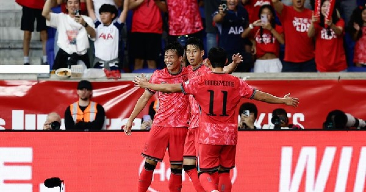 [미국전 리뷰] '손흥민 1골 1도움' 홍명보호, 포체티노 미국에 2-0 승 '이동경 추가골, 카스트로프 