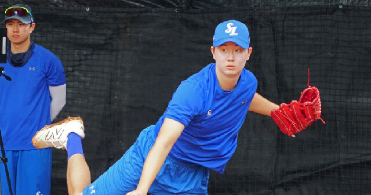 '이 신인 물건이네' 디아즈에게 몸쪽 꽂는 배짱 무엇인가, 3R 루키 이래서 캠프 데려갔다