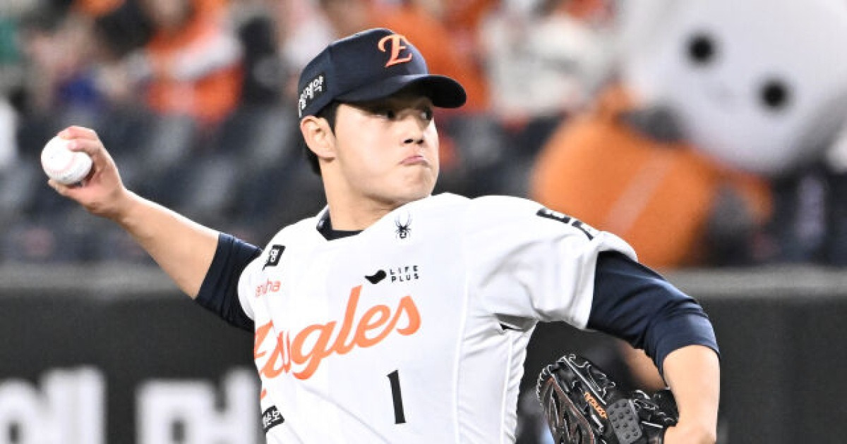 '종수 형 고마워' 157km 문동주 102구 투혼, KKKKKK 무실점 삼성 압도…한화 패패패 끊나, 2승 보인다 [