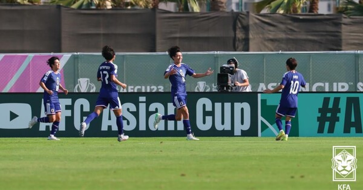'한일전 무득점 패배' 이민성호, 무기력하게 결승 진출 좌절[U23 亞컵]