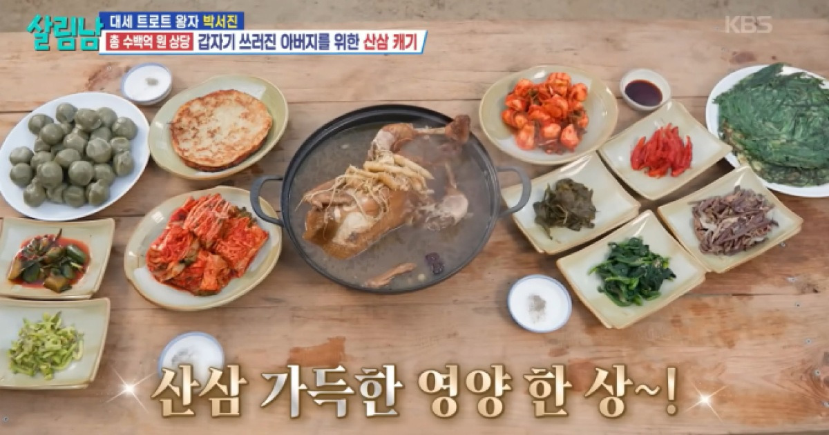 ‘살림하는 남자들’ 박서진→산양 삼계탕