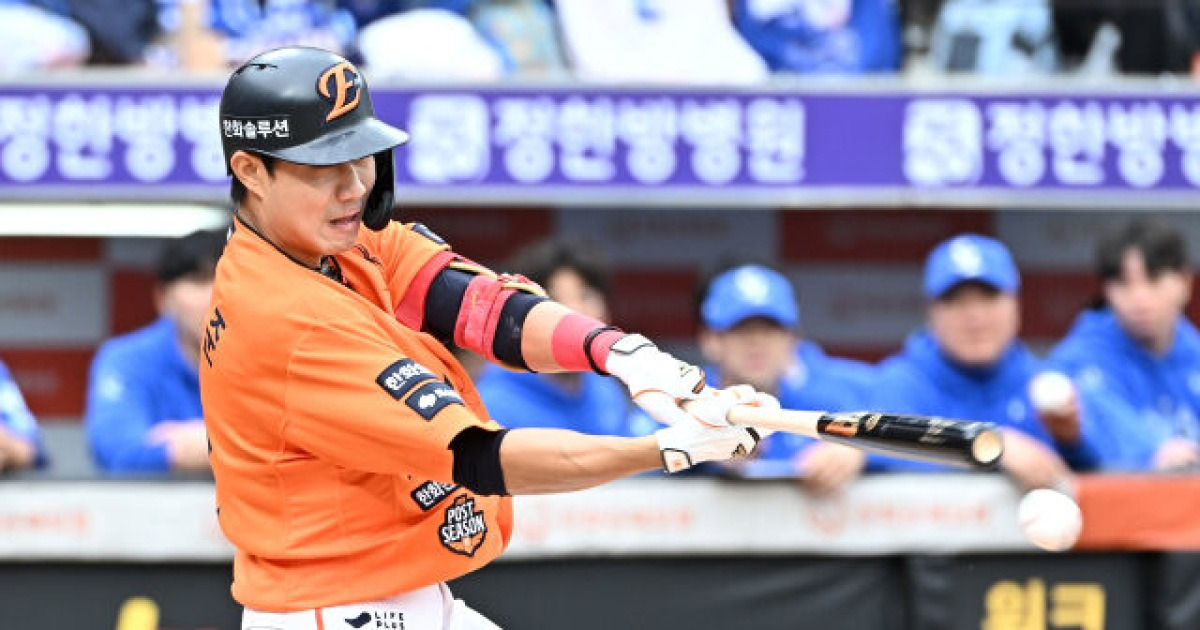 '이럴 수가' KS 통산 4할인데 결장→결장, 50억 유격수가 한화 라인업에서 사라졌다…3차전은 나올